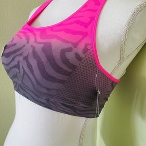 BCG pink and grey baylage sports bra New! Small